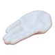Empty White Porcelain Pocket in the Shape of a Vintage Hand