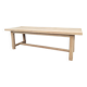 Large solid oak farmhouse table 2.45m