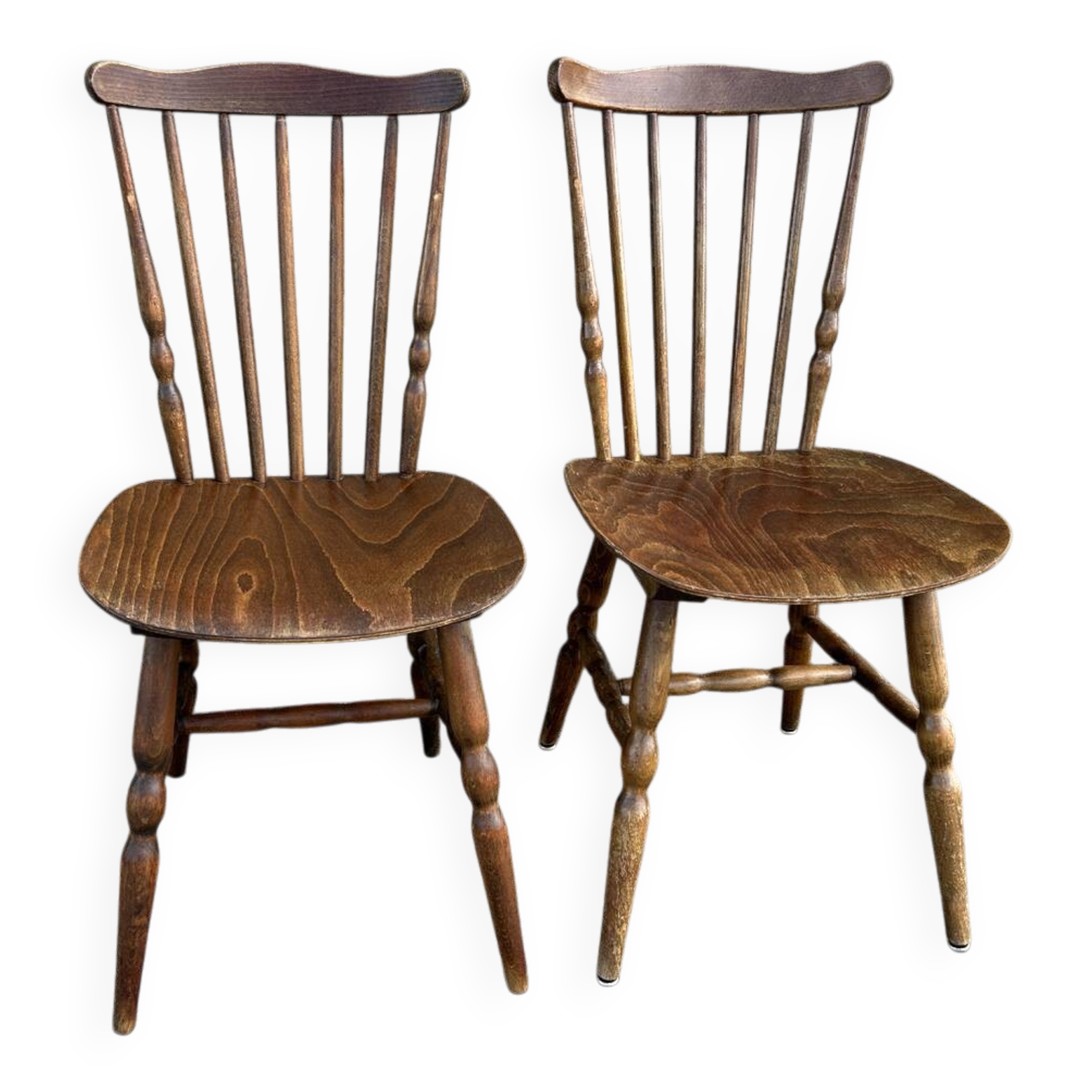 Paire de chaises Baumann, Tacoma, vintage, années 60