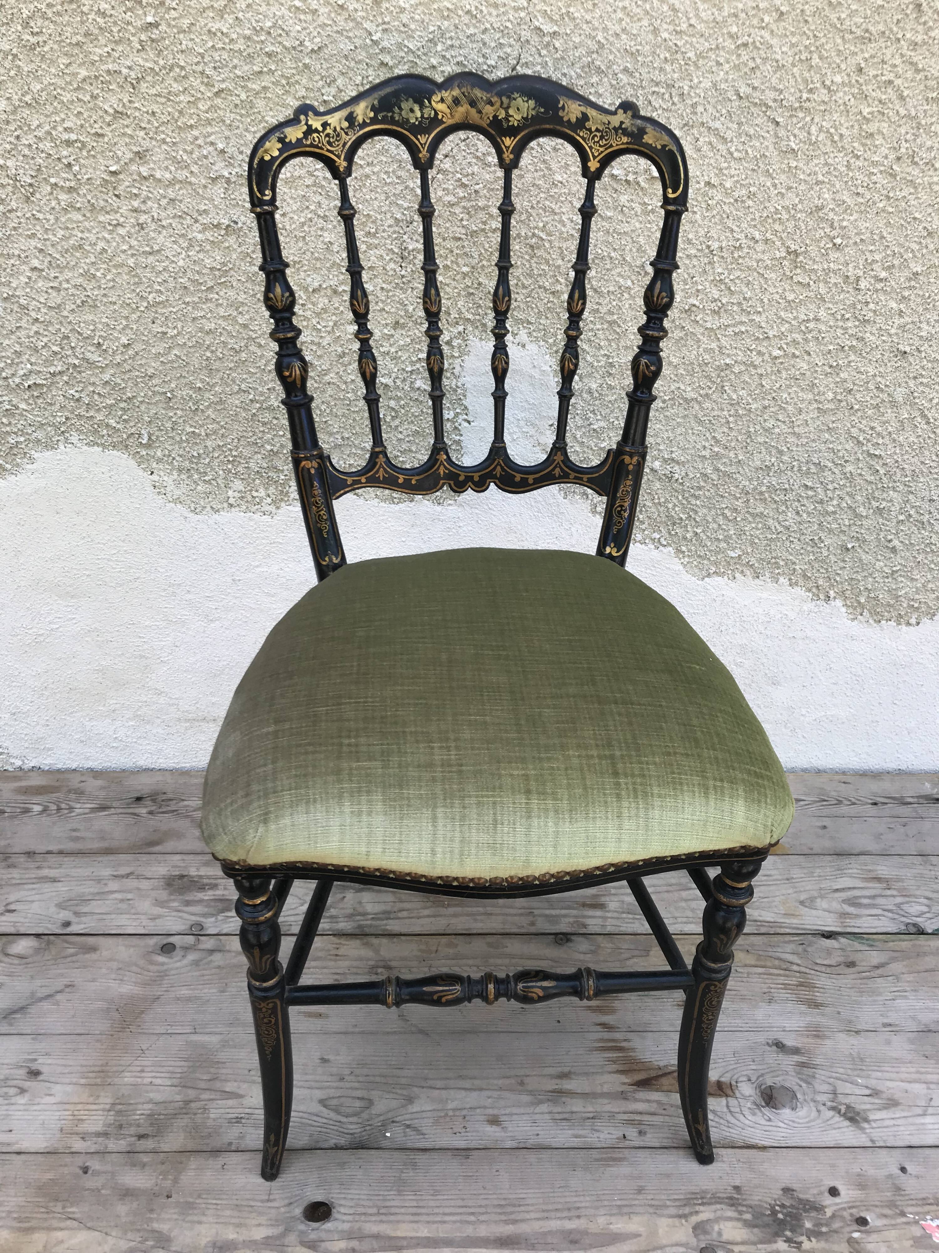 Napoleon lll old chair nineteenth time
