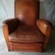 50/60 leather club armchair