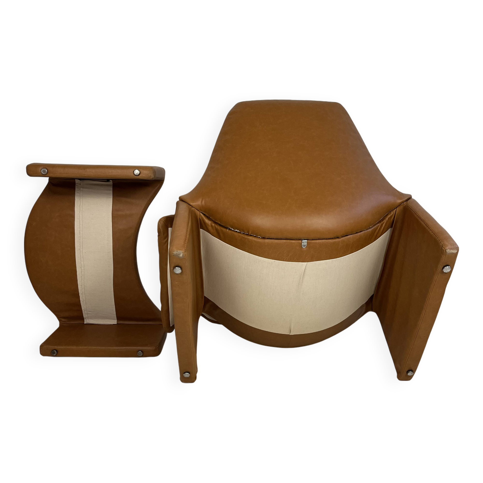 P60 lounge chair by Vittorio Ontroini for Saporiti, 60s