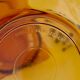 Lot de 2 cendriers vintage 70 Duralex verre ambré