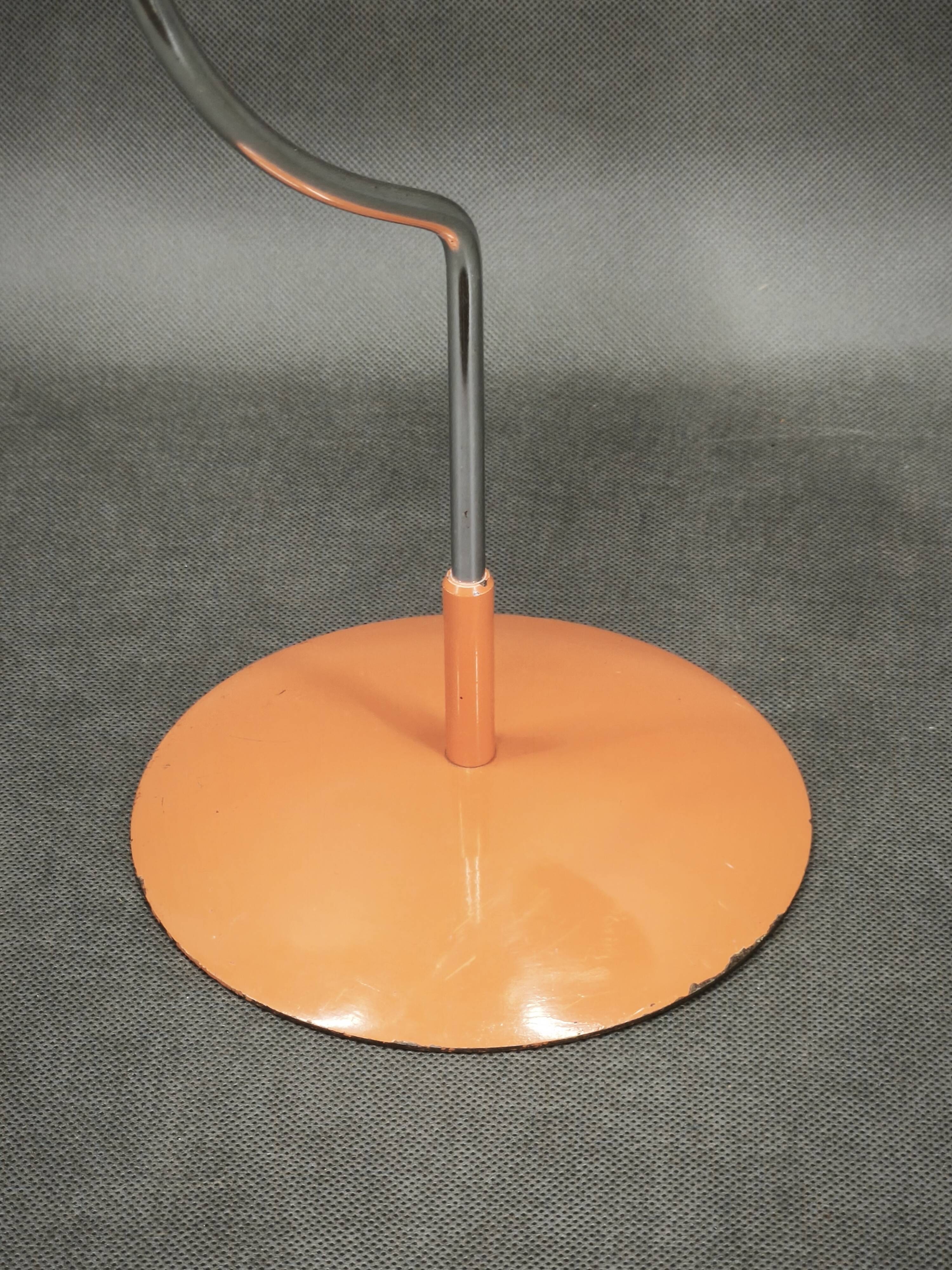 Josef Hůrka Orange Table Lamp for Napako, Czechoslovakia, 1960s