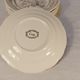 Series of 6 earthenware dessert plates by GIEN models Fables by Lafontaine