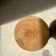 Side table, end of sofa in natural mango monoxyl conical tray H:50cm