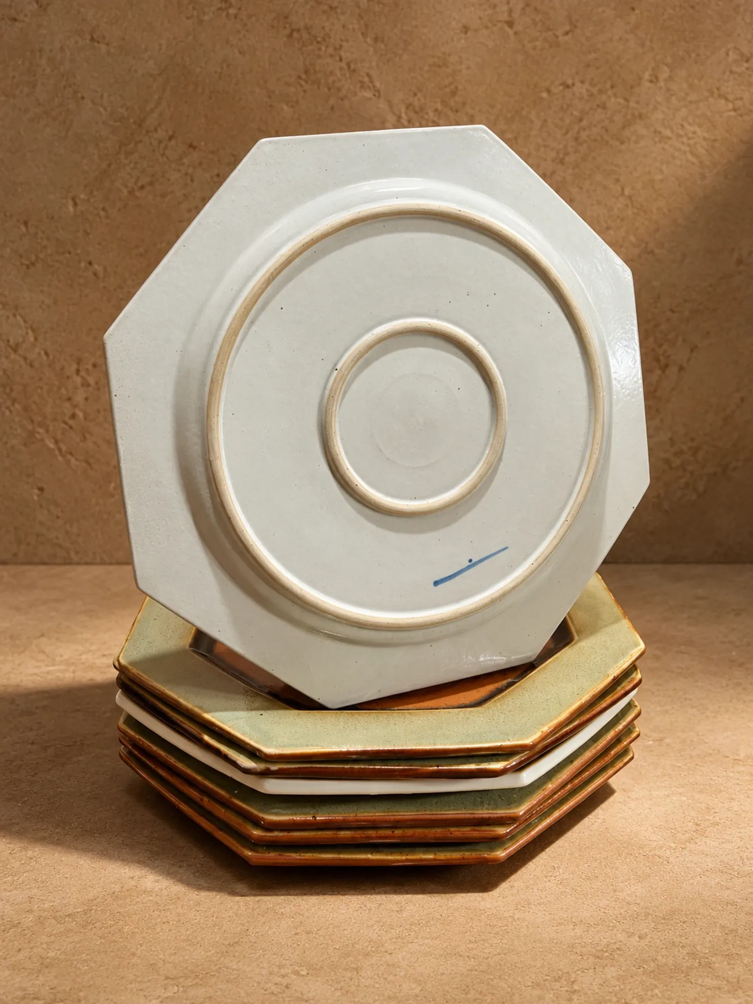 Lot d'assiettes Grès du Marais, France, circa 1970