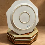 Lot d'assiettes Grès du Marais, France, circa 1970