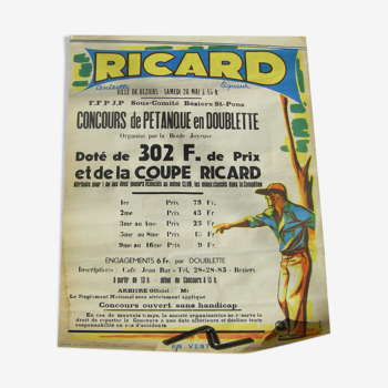 Advertising poster "Ricard"