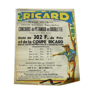 Advertising poster "Ricard"