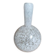 Blown glass pot vase clichy white soliflore dpc 1123416