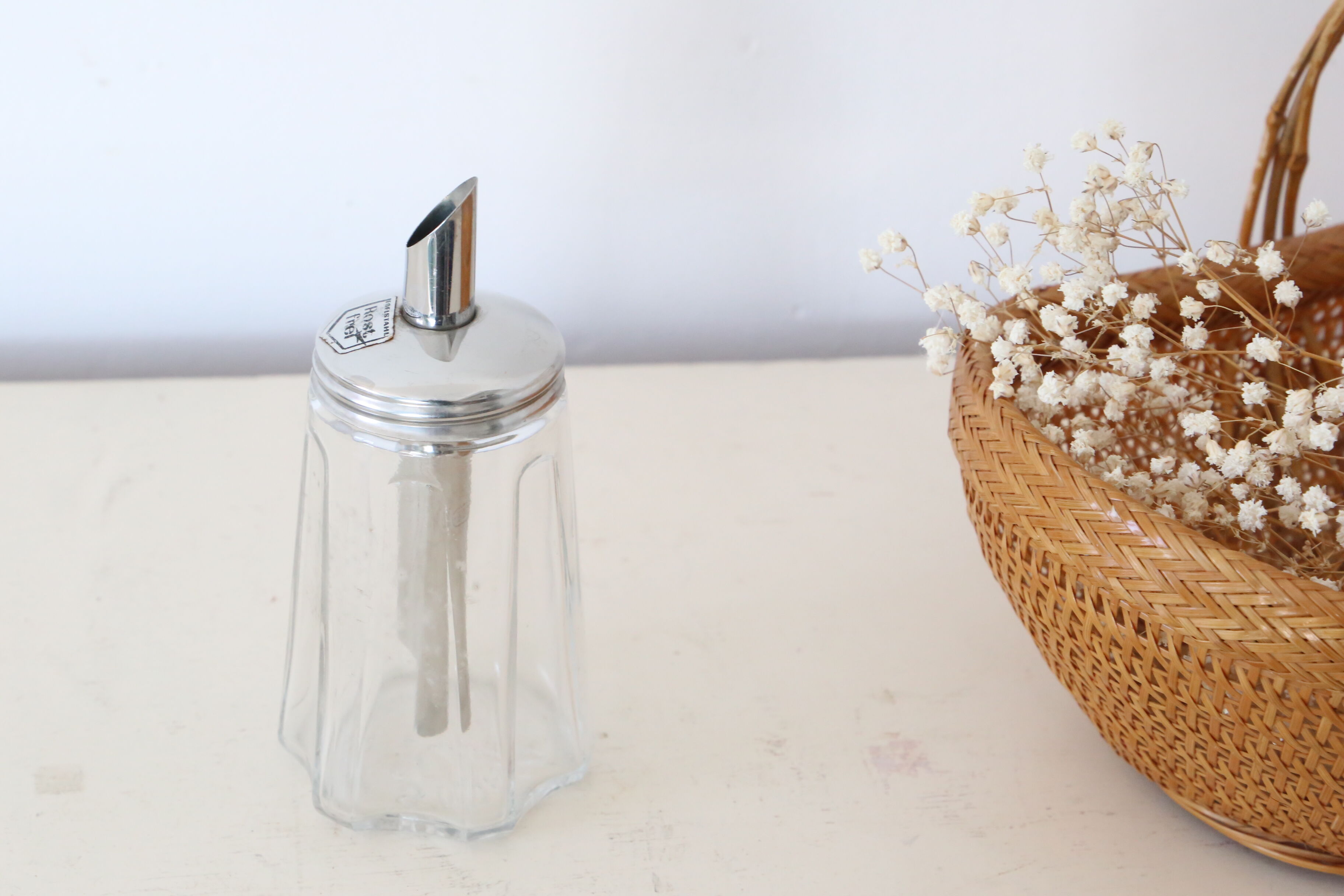 Sugar sprinkler, sugar bowl, Stoha Sostfrei brand, vintage