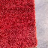 Beni M'Guild red Moroccan rug - 213 x 103 cm