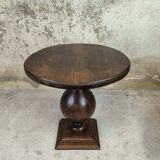 Vintage side table in solid wood