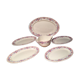 Together 4 ramekins, flat oval and sauce