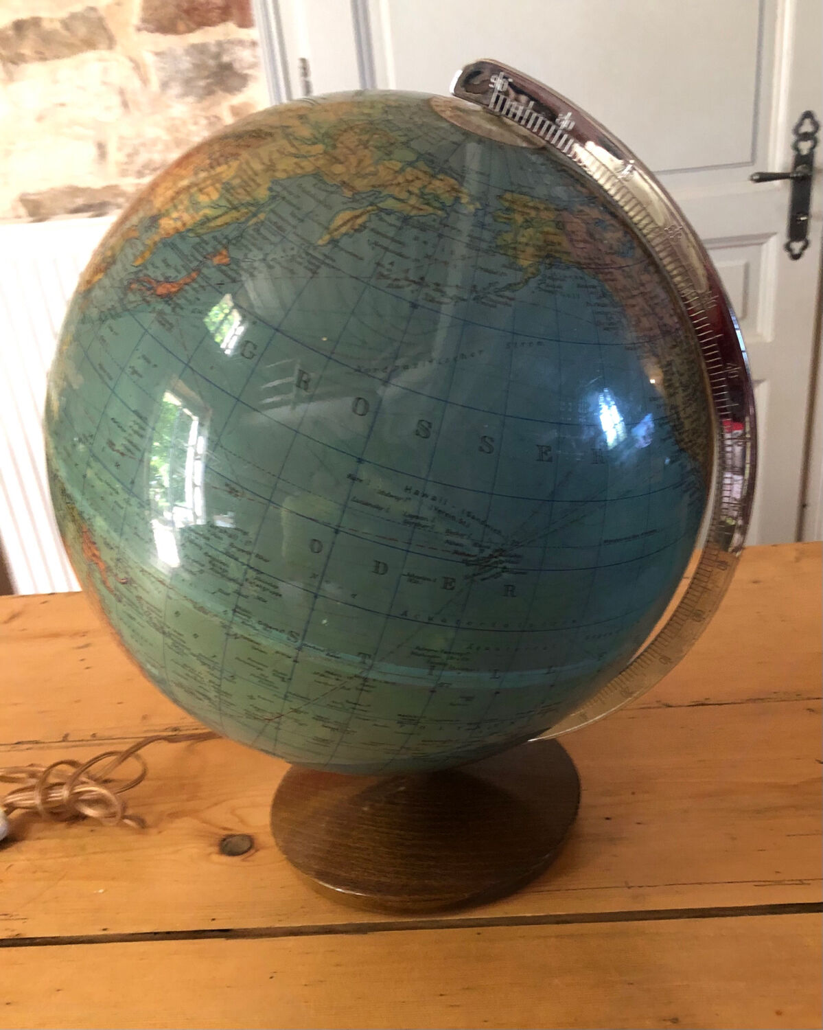 Great Columbus Earth Globe 1969