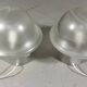 Peill & Putzler glass mushroom table lamps 1970’s