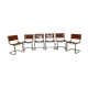 Suite of 6 designer chairs Fasem design
