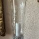 Desk lamp. Crystal, glass, hand engraving.