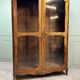 Louis xv style marquetry glass bookcase xix eme century