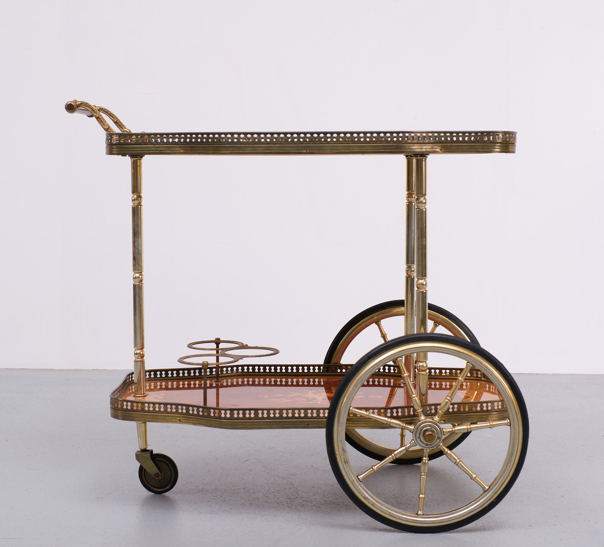 Vintage italian bar trolley, 1970s, italy