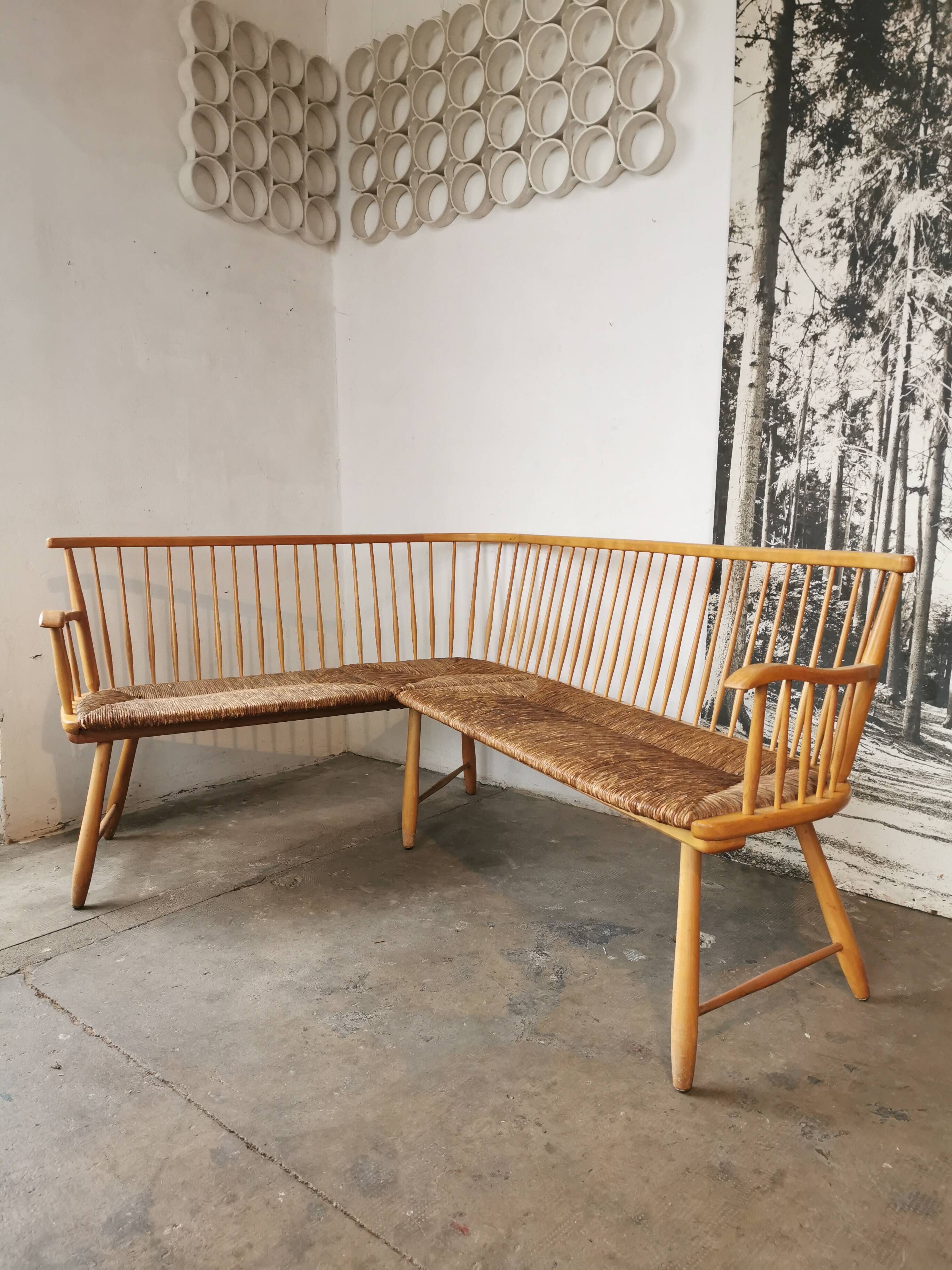 Arno Lambrecht corner bench 1960