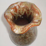 Vintage enamelled ceramic vase