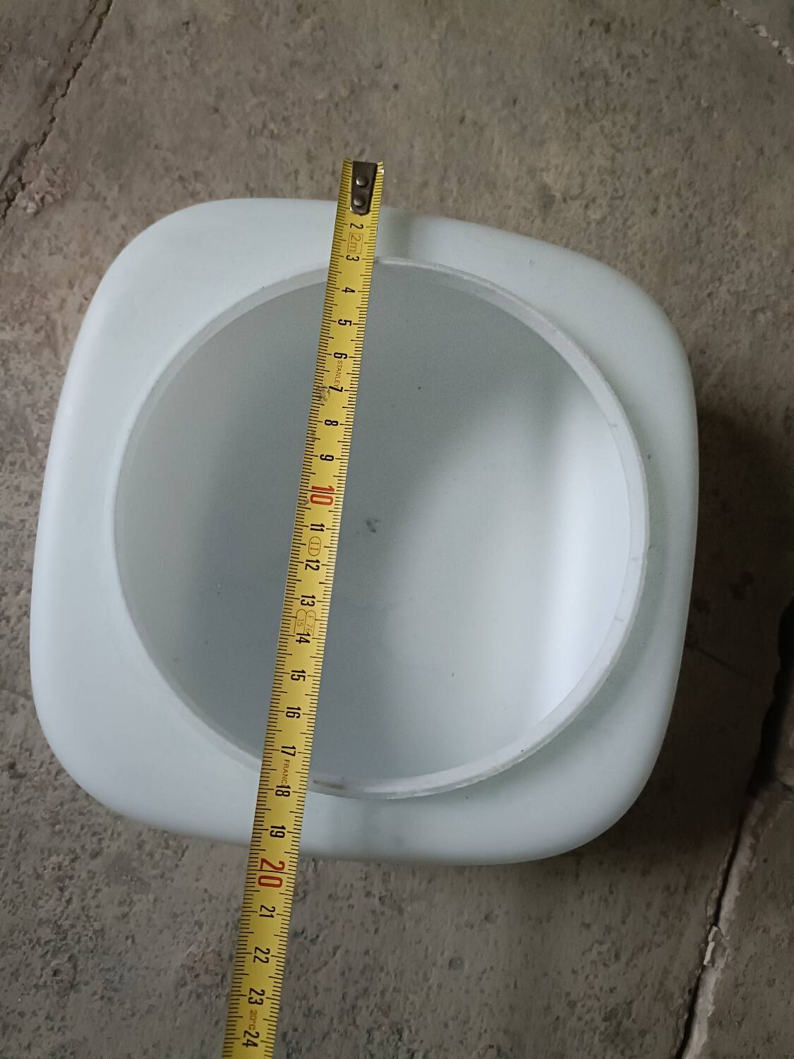 Vintage wall lamp, ceiling light in opaline glass