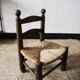 Children's straw chair