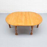 Extendable Beech Dining Table 1960s