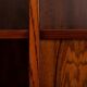 Rosewood library designed by Danish designers with doors by Hundevad & Co, 1960s.