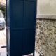 Armoire parisienne bleue panneautée 1940
