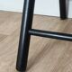 4 chaises pliantes bois et rotin