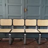 4 chairs Marcel Breuer B32 Cesca 1970