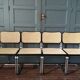 4 chairs Marcel Breuer B32 Cesca 1970