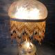 Glass lamp floral decoration Vianne ed. Suberville