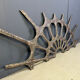 Vintage brutalist wall sculpture, 1970s