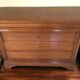 Commode 4 tiroirs en merisier chevillé, style Louis-Philippe