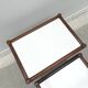 Scandinavian nesting tables in rosewood and formica, 1970.