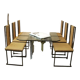 Italian dining room set by Renato Zevi from the 70's