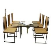Italian dining room set by Renato Zevi from the 70's