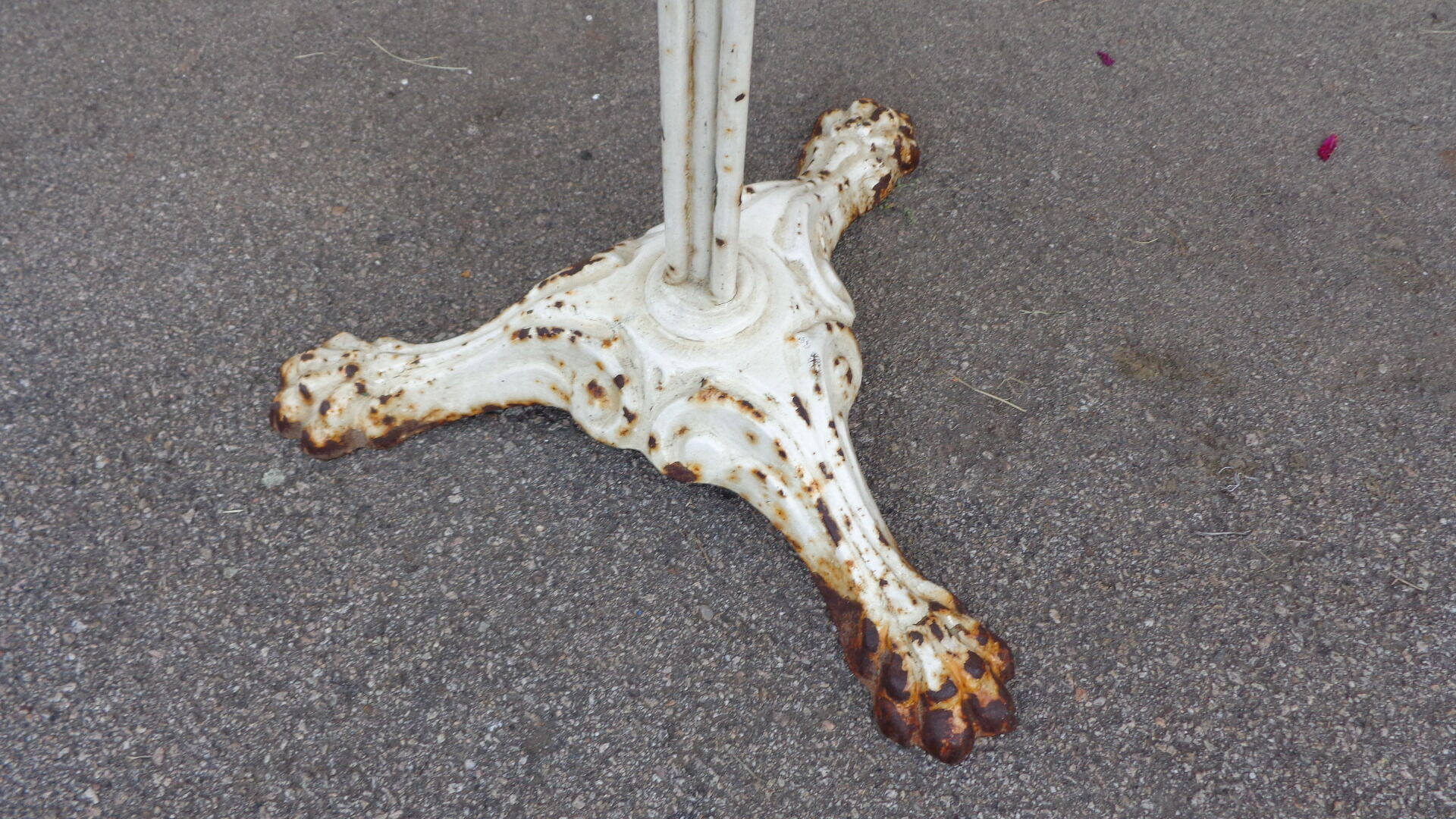 Cast iron garden table