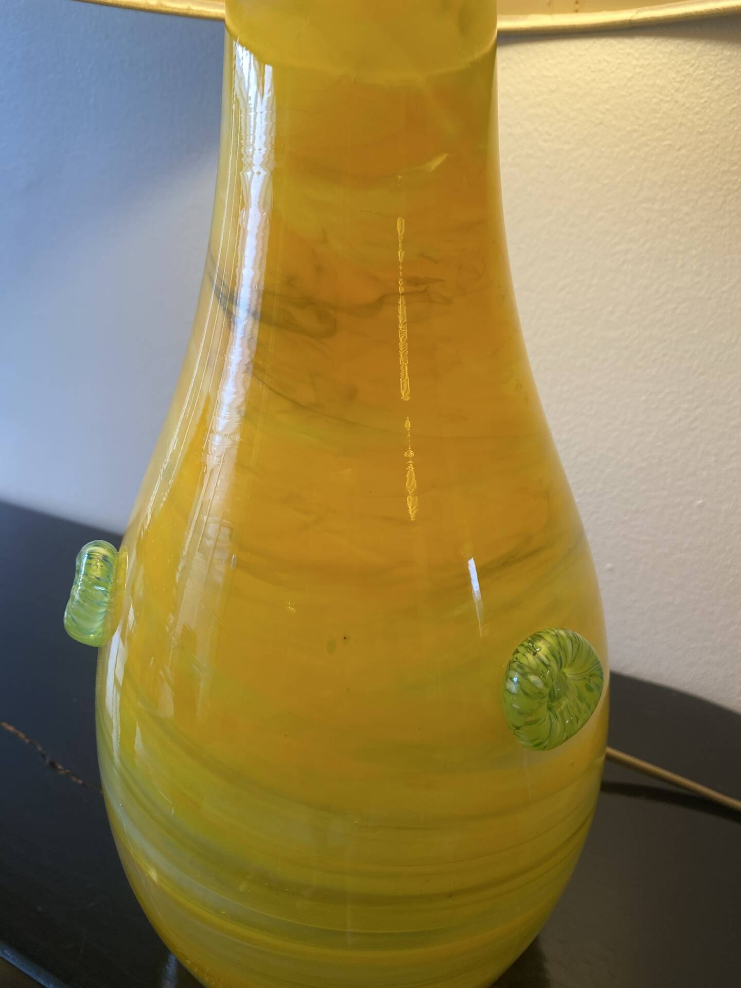 Lampes Murano en duo vintage années 90 / 2000