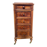 Napoleon III rosewood bedside table, 19th century