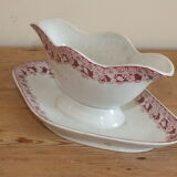 Gravy boat en Terre de Fer Saint Amand and Hamage service Murier