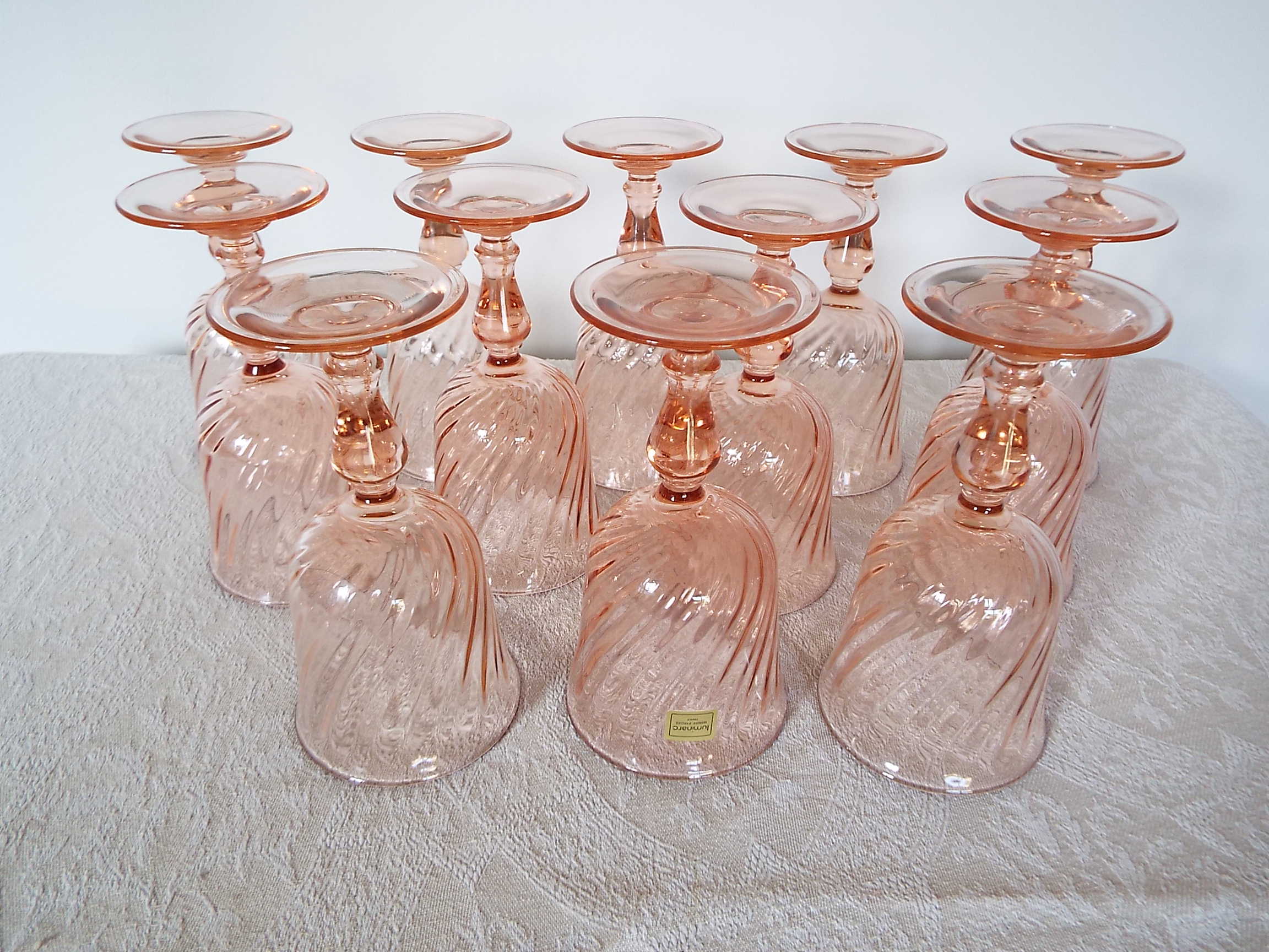 6 Rosaline water glasses