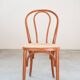 Bent beech wood chairs with straw seats, no. 34 total, 1990-2000