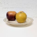 U & Cie Sarreguemines pedestal plate - Carlos model