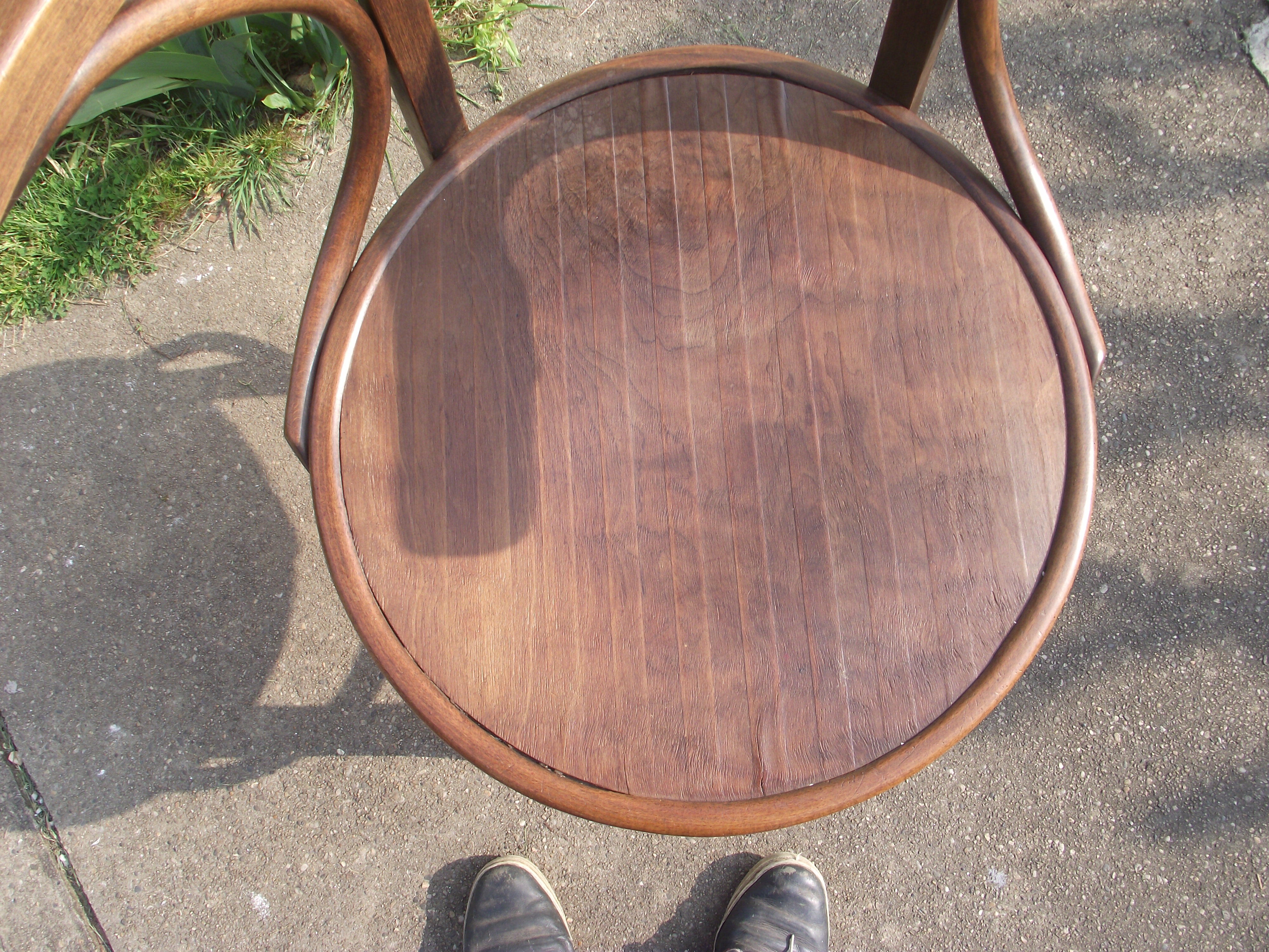 Fauteuil de bureau bois courbé baumann début 20 ème
