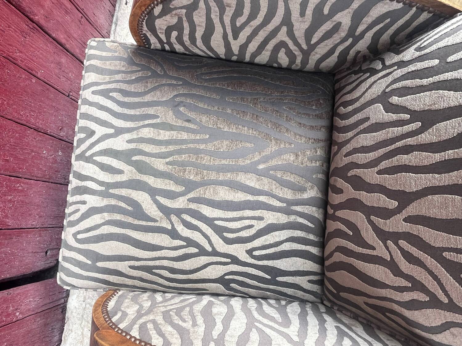 Pair of art deco armchairs